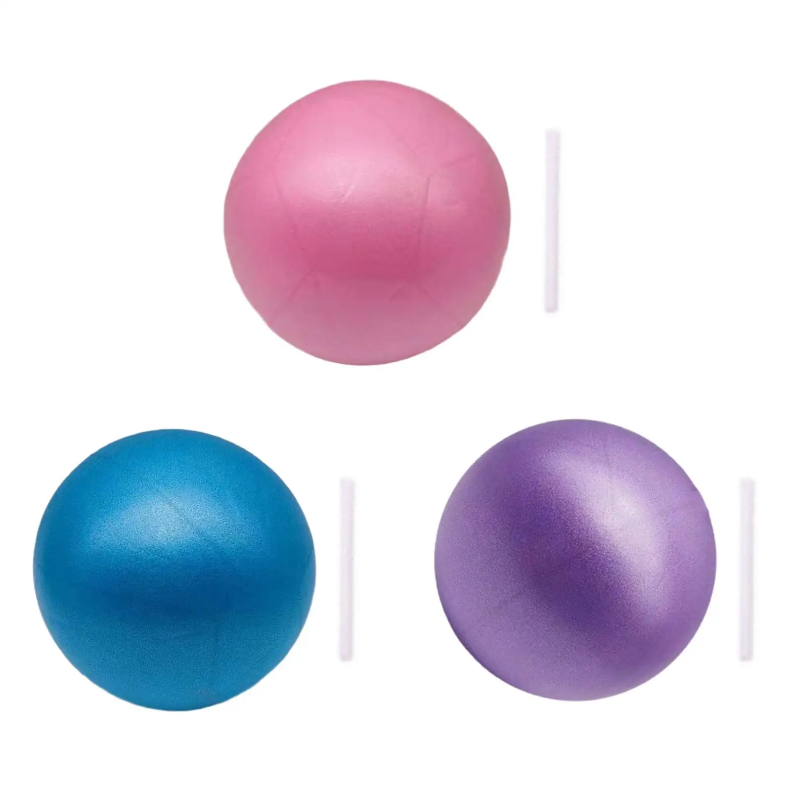 Small Pilates Ball Gymnastics Ball PVC Heavy Duty 15cm Core Ball Ball for Competition Exercise Home Gym Balance