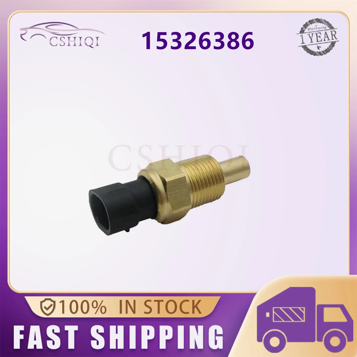 15326386 25036979 805218T مستشعر درجة حرارة المبرد لـ Mercruiser Buick Cadillac شيفروليه GMC أوبل فوكسهول مستشعر درجة حرارة الماء