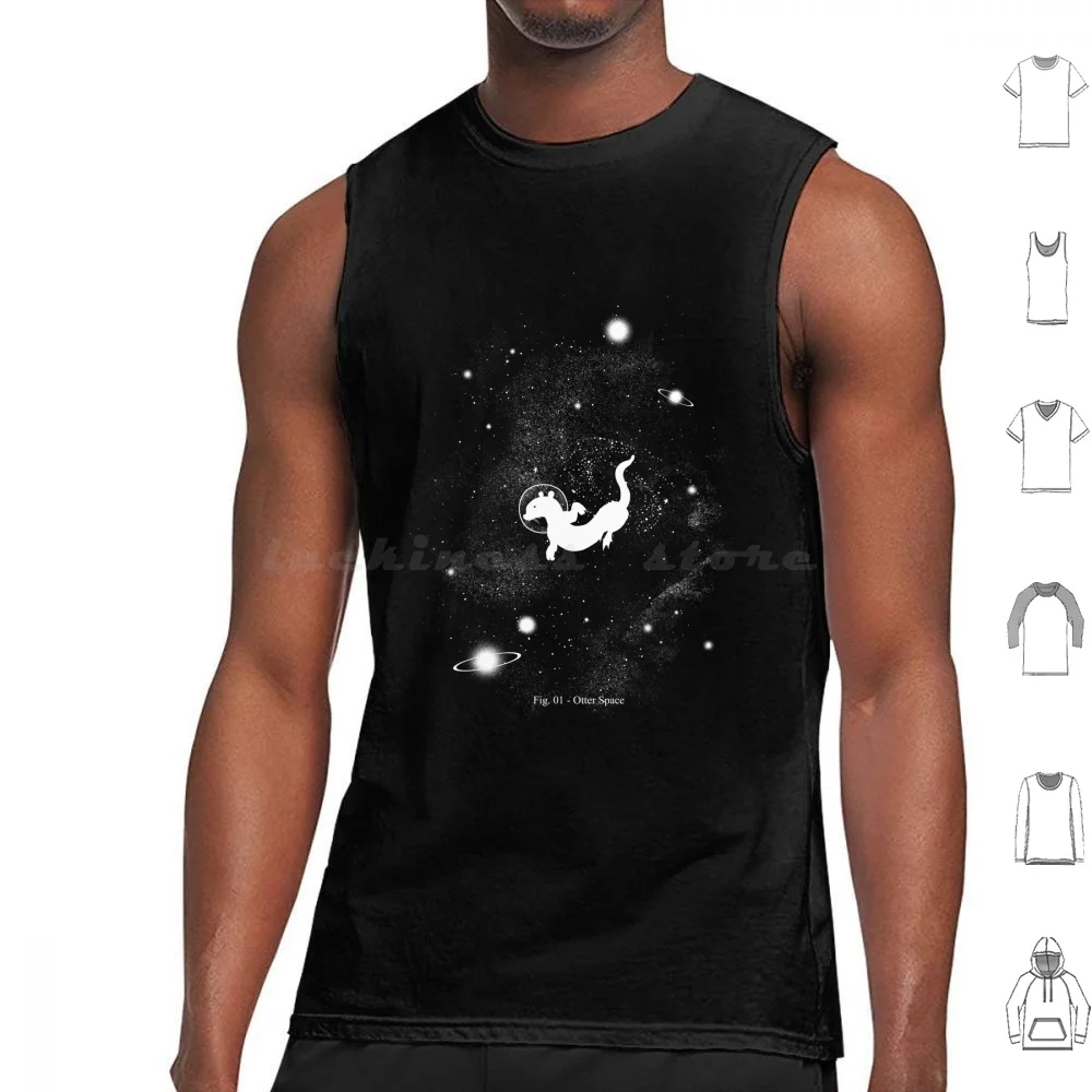 Otter Space Tank Tops Vest Sleeveless Custom Design Cheap Tobias Fonseca Tobe Fonseca Design Cool Designs Funny Tshrits Cheap