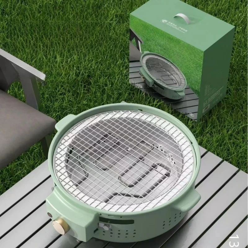

1pc Outdoor Portable Household Multifunctional Carbon Wrap Around Barbecue Grill Tea Making Gift Barbecue Grill