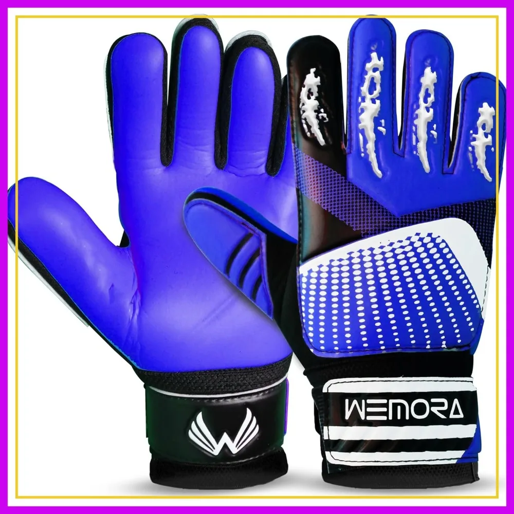 

Kids Soccer Goalie Gloves 4mm Anti Slip Grip Palm Football Goalkeeper Gloves Youth