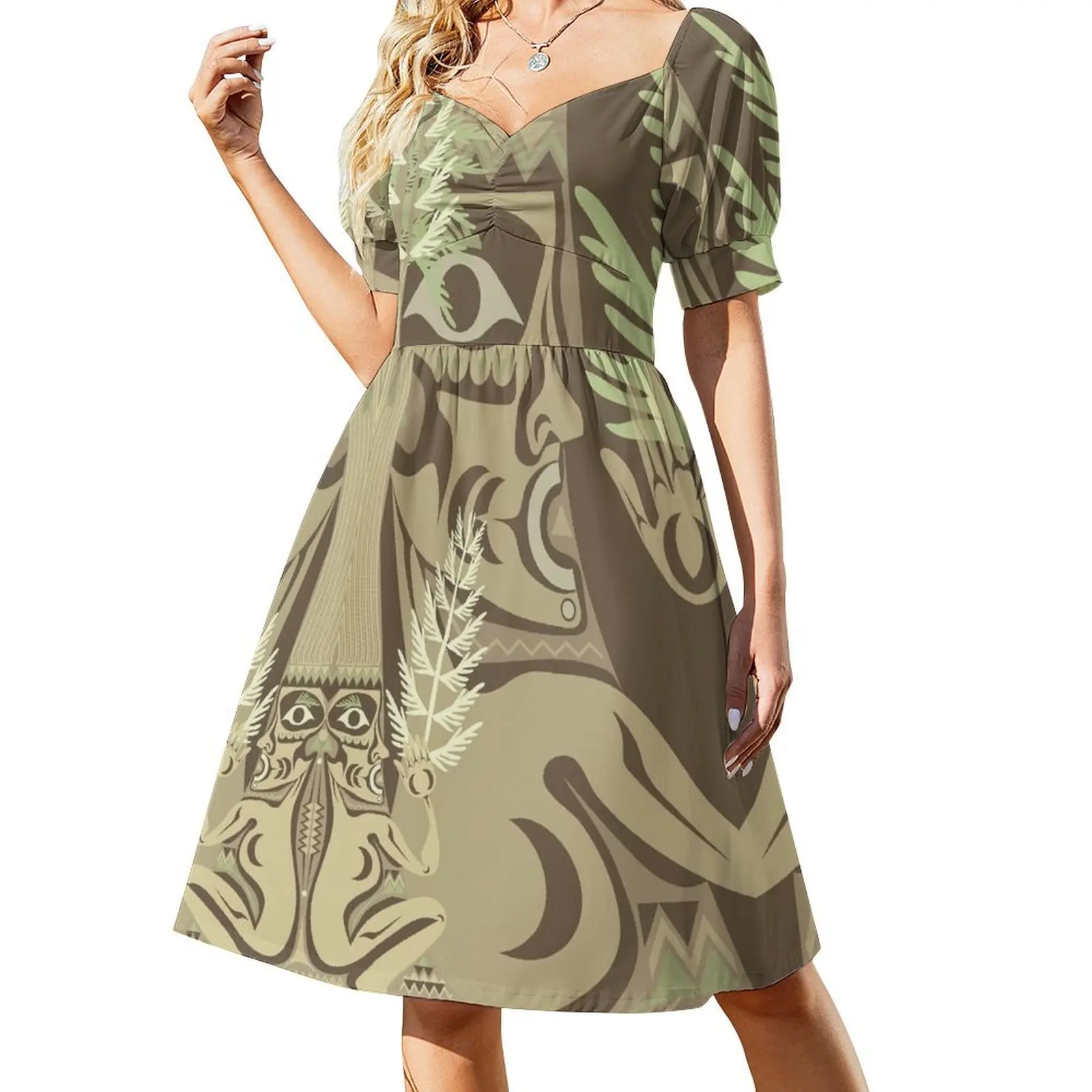 

Cedar Woman Short Sleeved Dress summer dress korean women Party dresses dresses for woman 2025 dresses for womens Dress