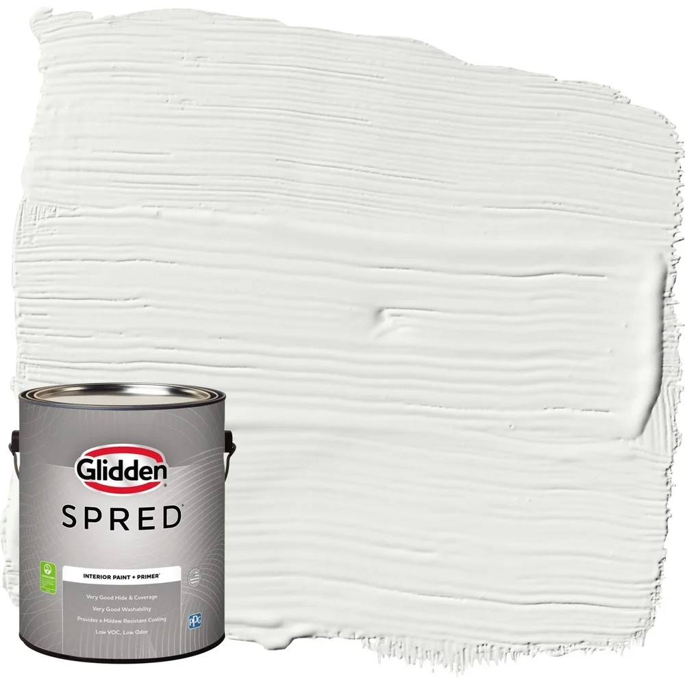 Low Odor Zero VOC Interior Paint 1 Gallon Washable Scrubbable Good Hiding Mildew Resistant Fast Drying Ideal Walls Ceilings Trim