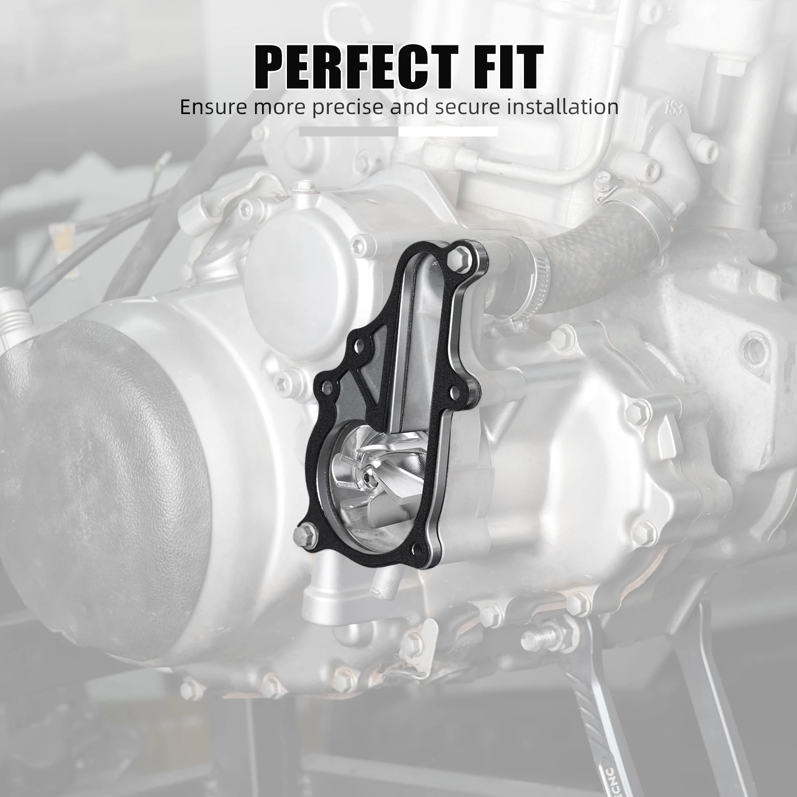 NICECNC Wasserpumpen-Laufradwelle für Yamaha Raptor 700 700R 2006-2022 ATV-Zubehör 6061 Aluminium Verschleißfestigkeit Effizienz – Detail 7