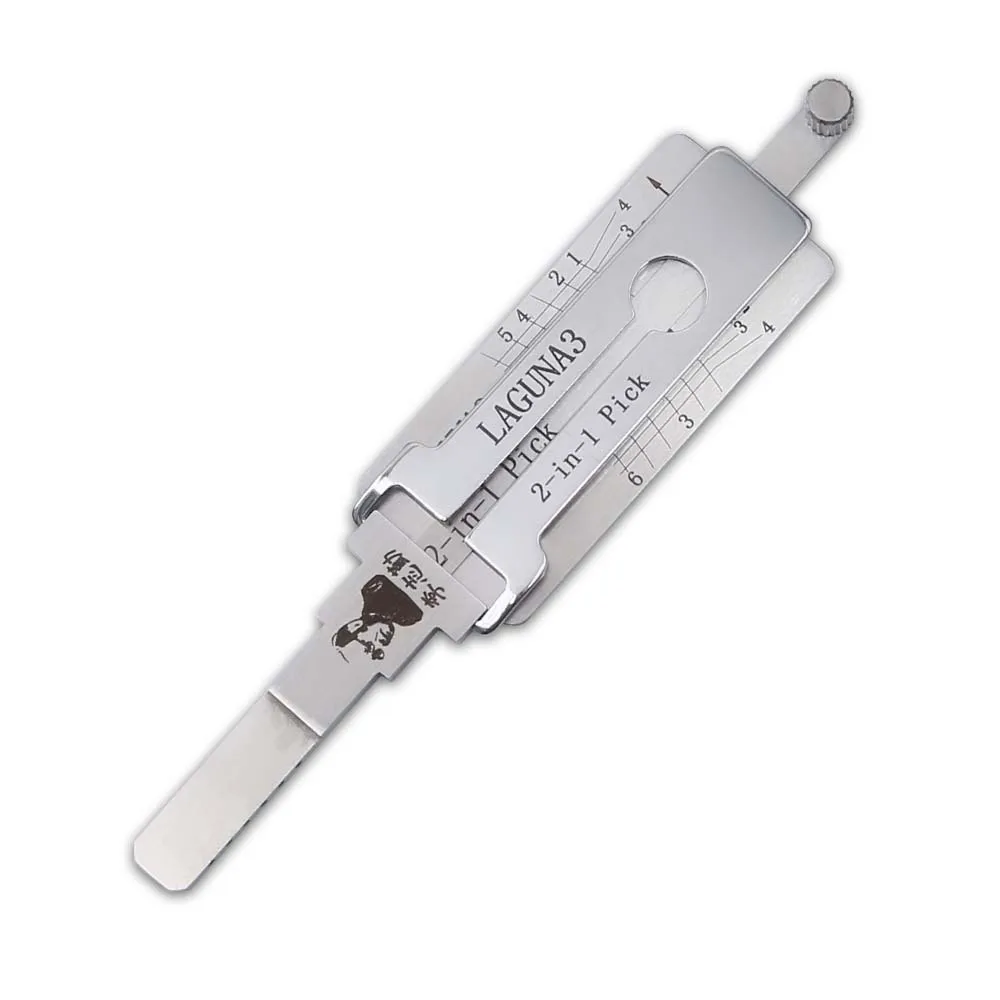 

Laguna3 Lishi 2-in-1 Tool for Samsung Renault car Door Lock Cylinder Locksmith Supplies Repair Tools