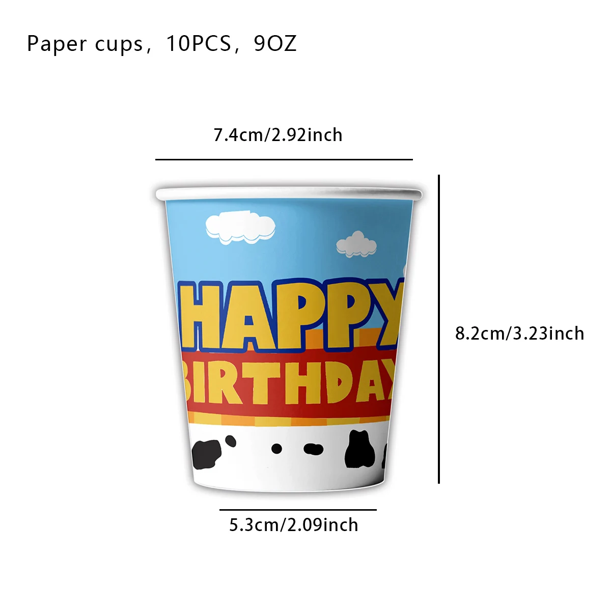Kinderfeestdecoratie Wegwerp Servies Toy Story Bekers Borden Ballonnen Babyshower Verjaardagsfeestje Cadeau Speelgoed