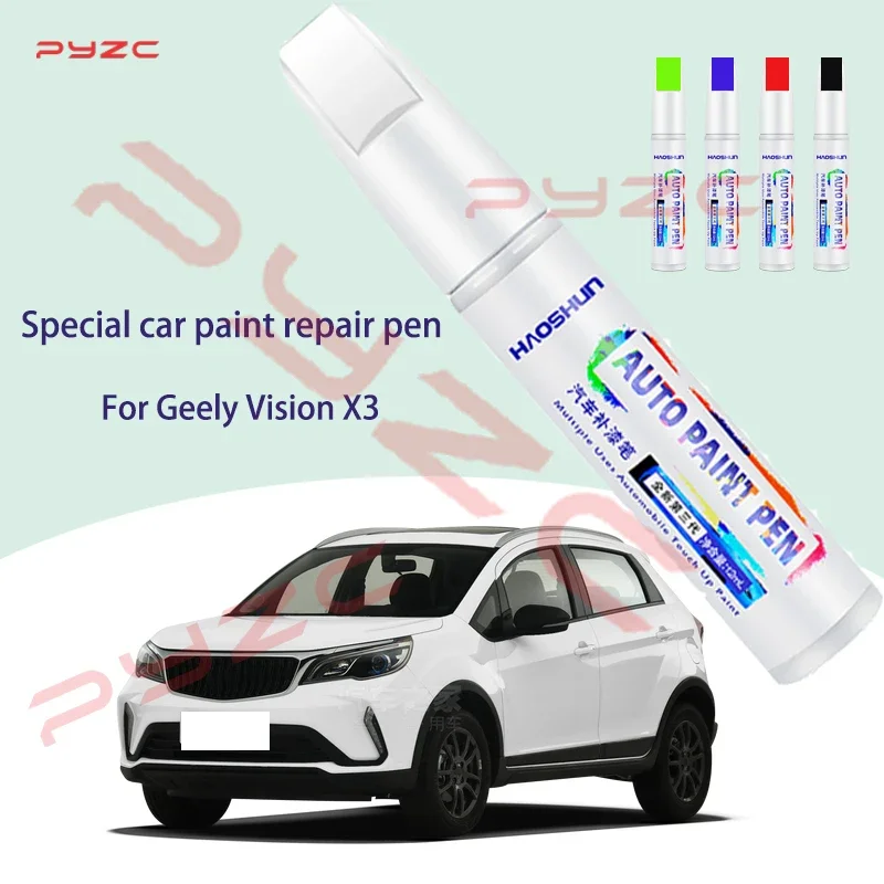 For Geely Vision X3 Paint Touch Up Pen Kit Car Paint Scratch Repair Car Scratch Remover Paint Repair Set Auto Accessories