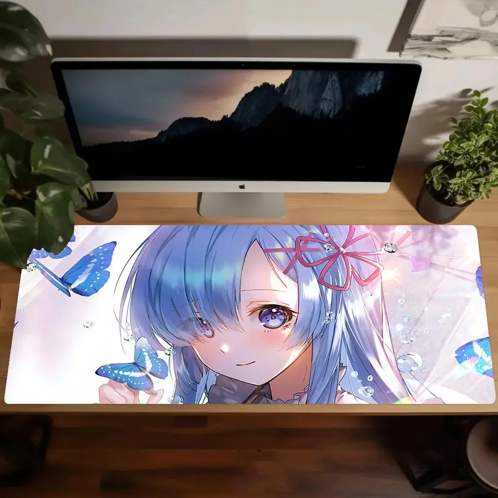 

New Arrivals Mouse Pad Anime R_re Z_zero Rubber Mousepad Esports Computer Keyboard Pad INS Student Writing Pad Kawaii Mice Pad