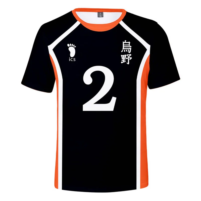 NEUE Anime Haikyuu Cosplay Kostüm Hinata Shoyo 3D T-shirt Karasuno High School Volleyball Tops Kageyama Tobio Teenager Sweatshirt