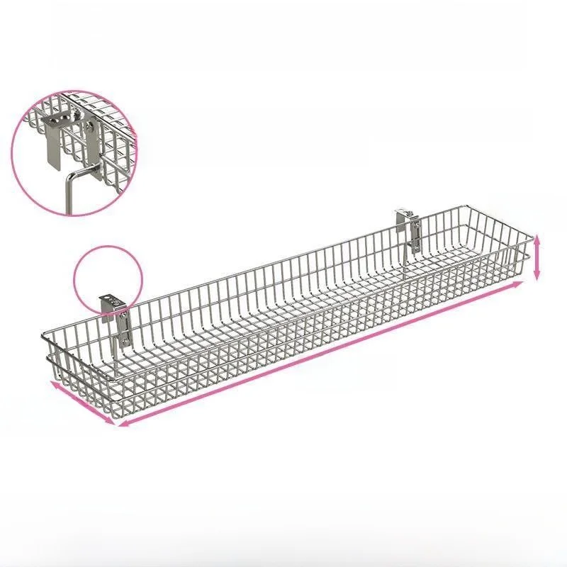 Cesto Suspenso de Aço Inoxidável para Varanda, Suporte para Carne, Suporte para Flores para Janela, Banheiro, Cozinha - Não R...
