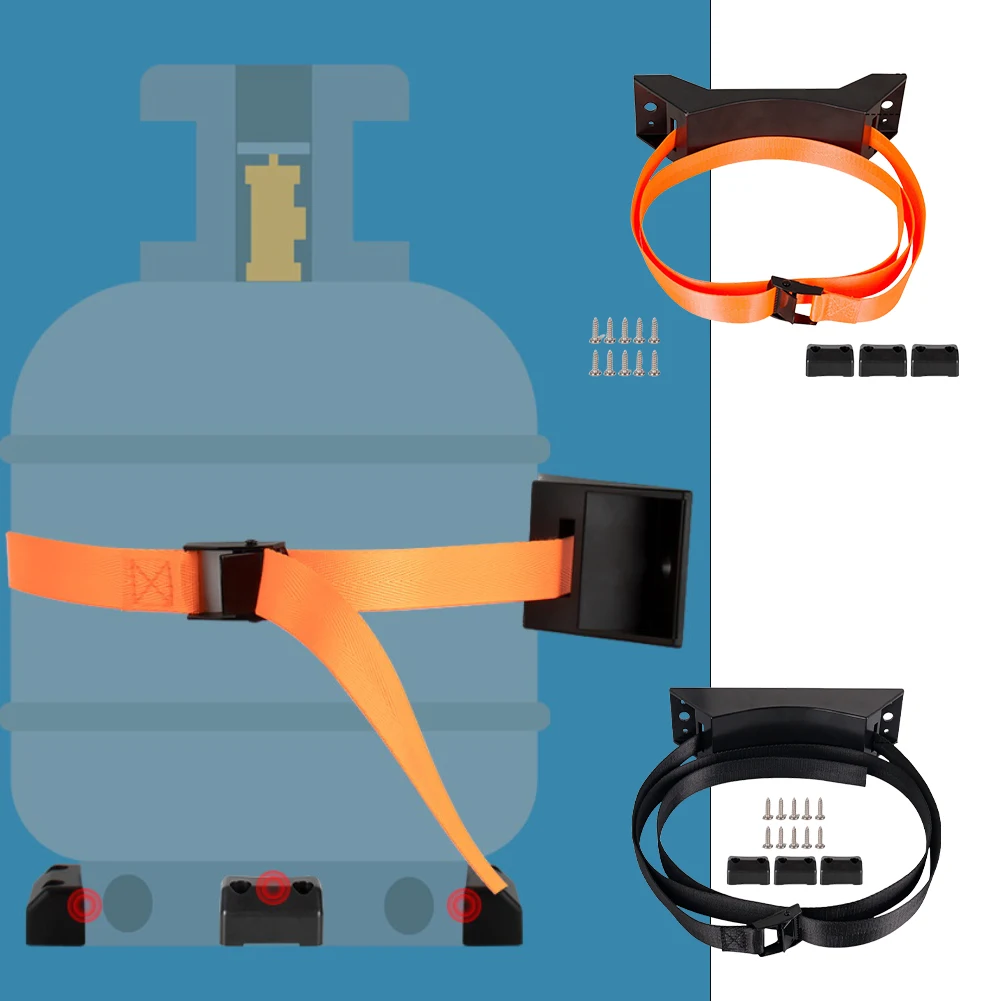 

Автомобильный ремень для крепления газового баллона, грузовой фиксатор, нейлоновый ремень, держатели газовых баллонов, настенный кронштейн для автофургонов и яхт, держатель бензобака