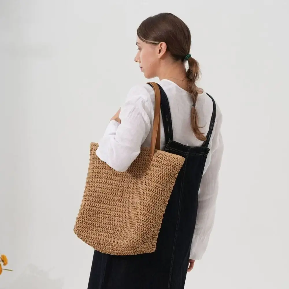 Bolso Tote de Rafia Tejida de - Tote Bag Beach reseña y precio