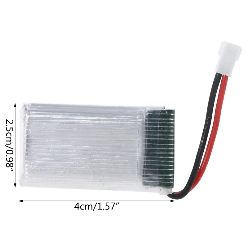 3.7V 800mAh Lipo Battery, 802540 Rechargeable Lithium Battery for SYMA X5C X5C-1 X5SC X5SW M68 K60 HQ-905 CX30 Quadcopter