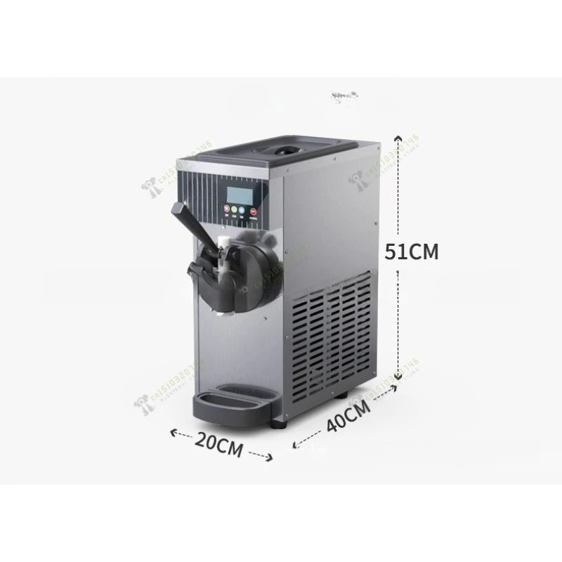

2026 Hot SellingSoft Serve Ice Cream Machine, ZB-BQL28 Single Flavor Countertop Vertical Frozen Dessert Maker for Cone Gelato