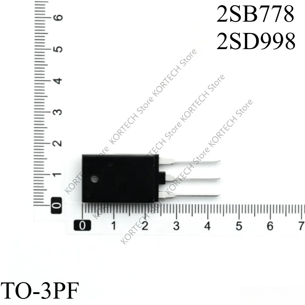 20pcs=10pair Original KTB778 KTD998 TO-3PF Audio Power amplifier B778 D998 Power Transistor 2SB778 2SD998