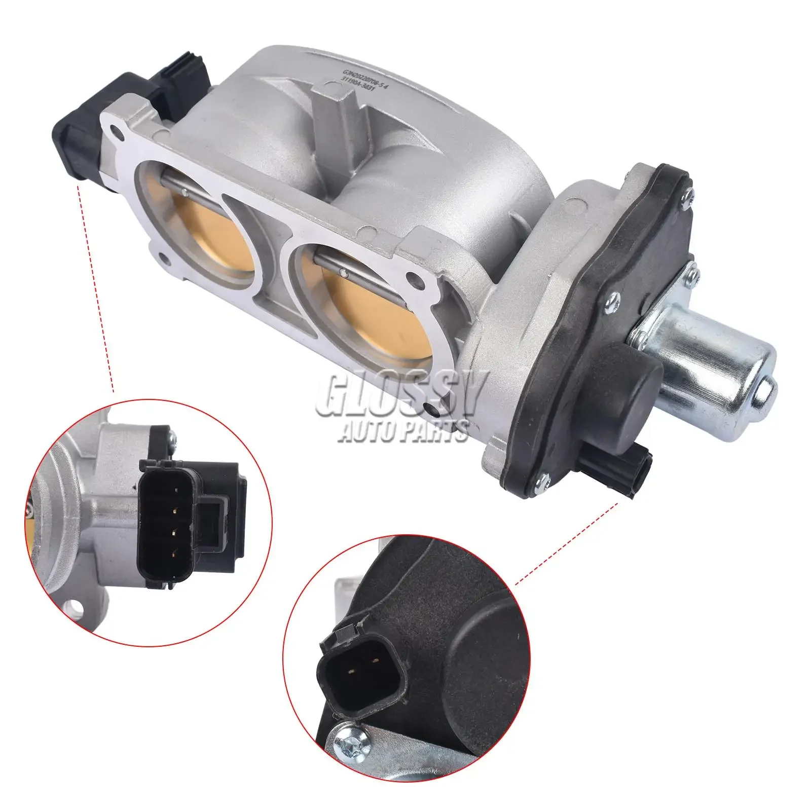 AP03 5C3Z9E926BA Fuel Injection Throttle Body Assembly for Ford E350 E450 F250 F350 F450 F550 Mustang