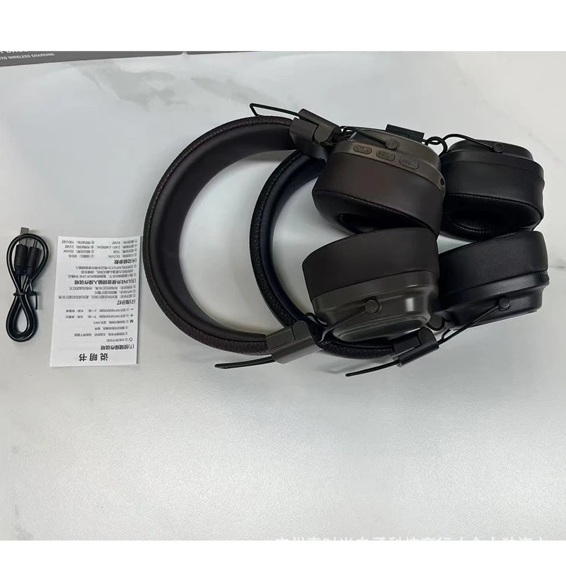 새로운 유행 복고풍 스타일 헤드셋 블루투스 휴대 전화 범용 헤드셋 슈퍼 긴 배터리 수명