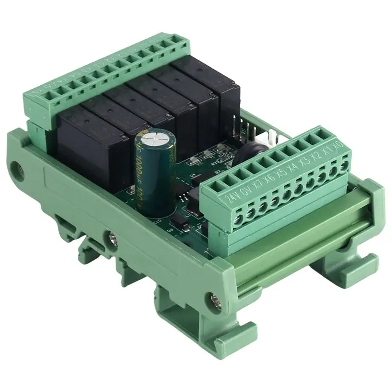 X64A-3X PLC Industrial Control Board FX2N-14MR Programmable Logic Controller Board