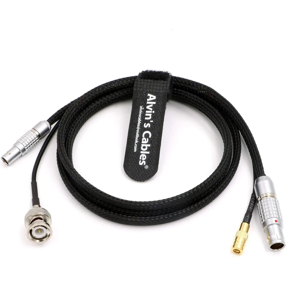 Alvin's Cables Trinity Joystick Main Cable with BNC-SMB & 1B 8 Pin to 0B 7 Pin Cables (43in/110cm) for ARRI Trinity Joystick