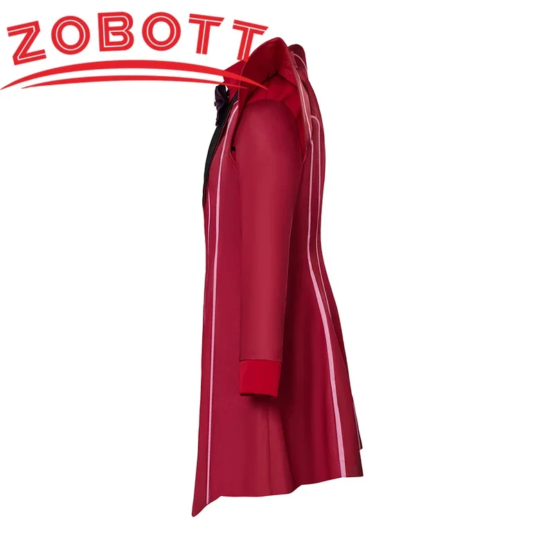 

RT01 ZOBOTT Alastor Cosplay Costume Uniform Adult Men Halloween Carnival Outfit Jacket Costumes Red Suit Anime Cosplay&Gf1