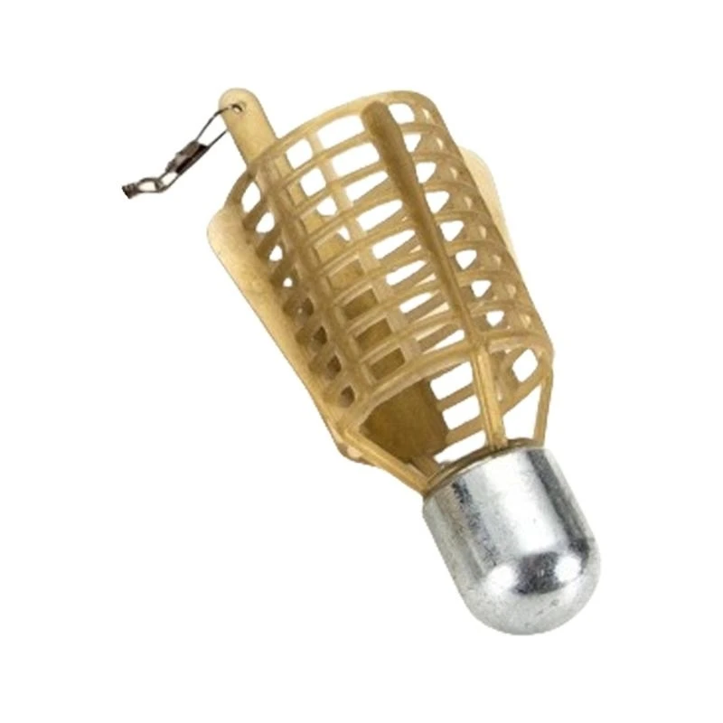 

Feeder Lures Holder Trap Fishing Cage Basket Fishing Beads Feeder Cage Baits Cage with Iron Head Fishing Lures Cage