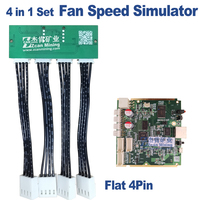 Antminer S19 S19A T19 S19J Pro Cooler Spoofer Emulator Flat 4Pin S19I S19L S19Pro-A S19jPro-A S19XP Cooling Fan Speed Simulator