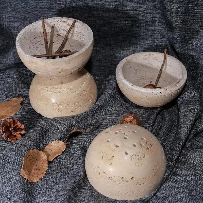Wholesale Gold Antique Arabian Marble Incense Burner with Deodorant Function for Summer and Autumn Use