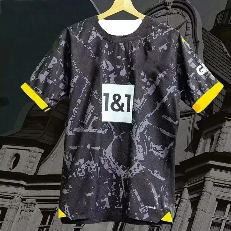 New Fans T Shirt Player Youth Outdoor Sports Football T Shirt Borussia Dortmund Classic Training Uniform Sweat shirt Jersey