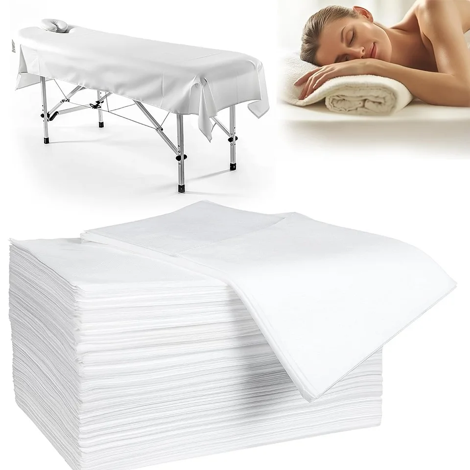 10/20PCS Disposable Non Woven Bed Sheets Massage Table Covers Waterproof Spa Beauty Salon Tattoo Bed Covers Bedding Supplies