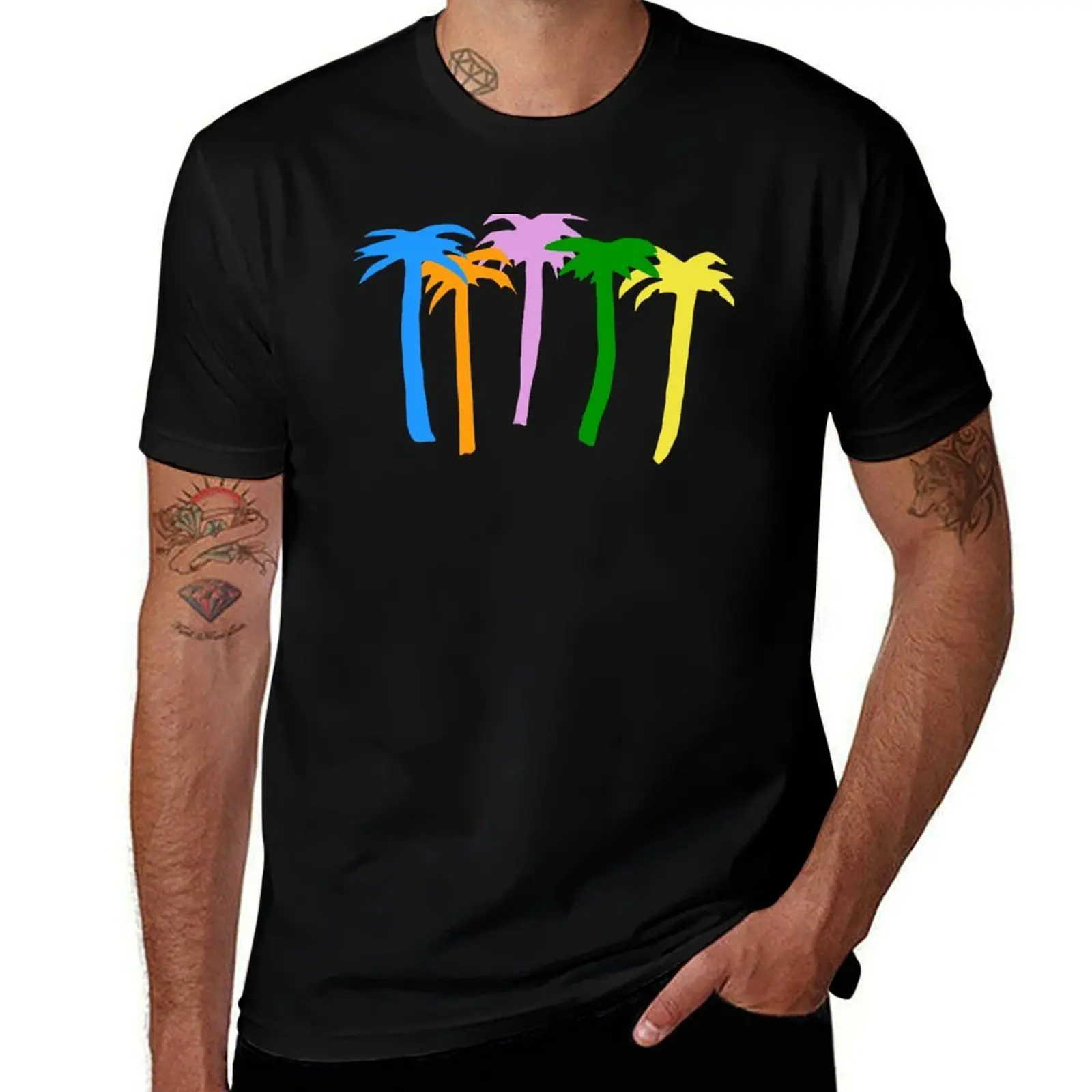 

Palm Trees T-Shirt anime figures plain luxury designer workout shirts for men