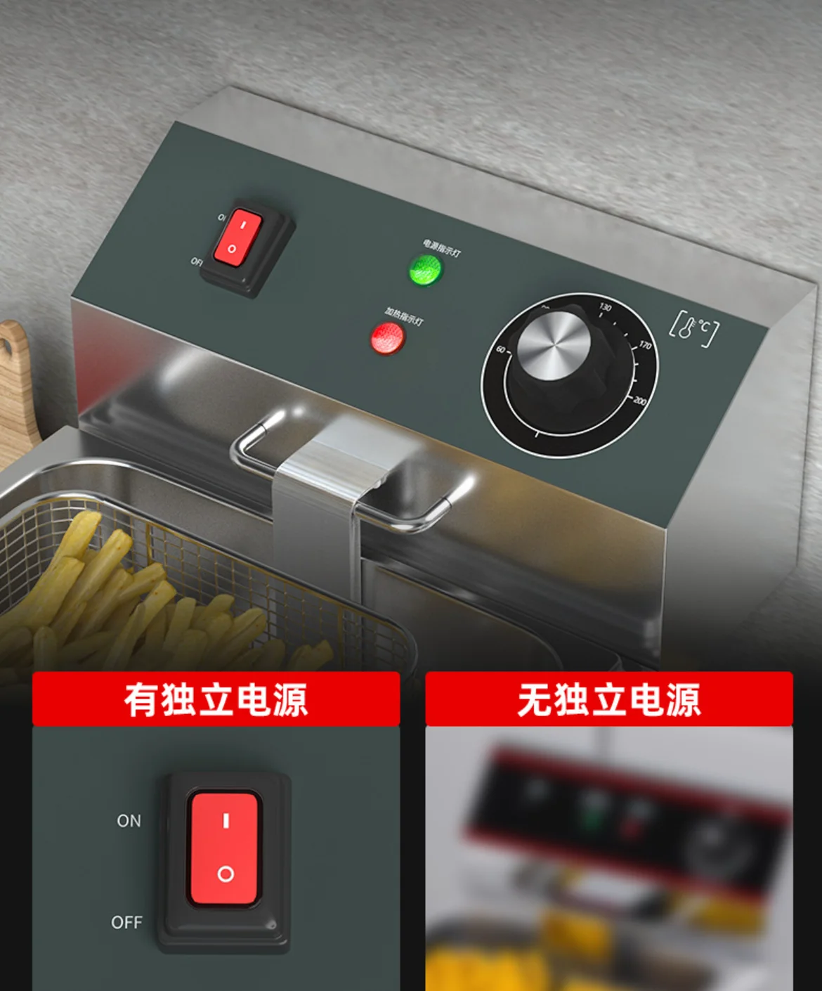Hoogwaardige elektrische frite - Deep Fryer Commercial recensie en prijs