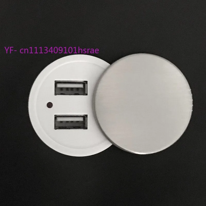 Dual USB Dustproof Charging Socket US EU Standard Desktop Charger 2.0M