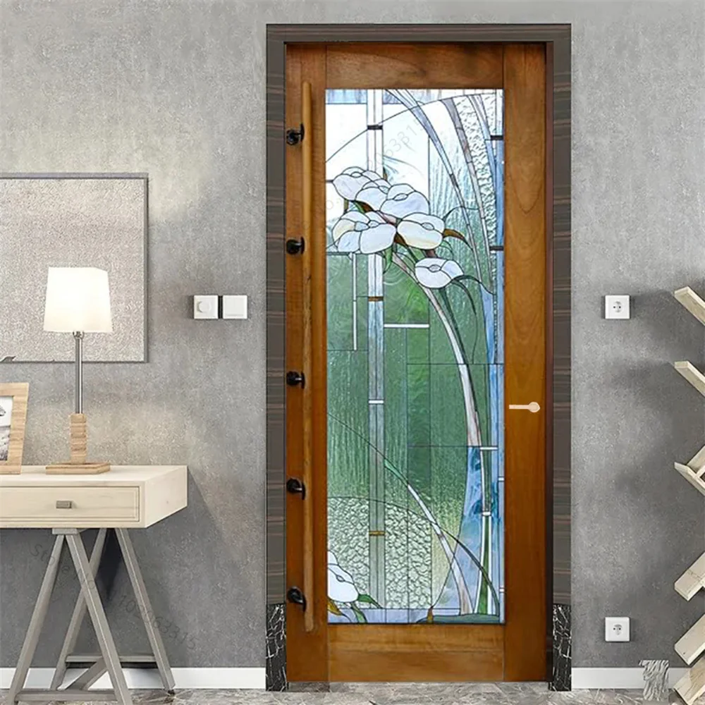 Door Stickers Decals Peel and Stick Removable Decorative Vinyl Wallpaper Waterproof Self Adhesive Wall Door Murals Covers Poster