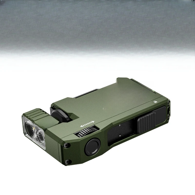 

Outdoor portable light portable mini edc flashlight headlight RGB color-changing cold white light