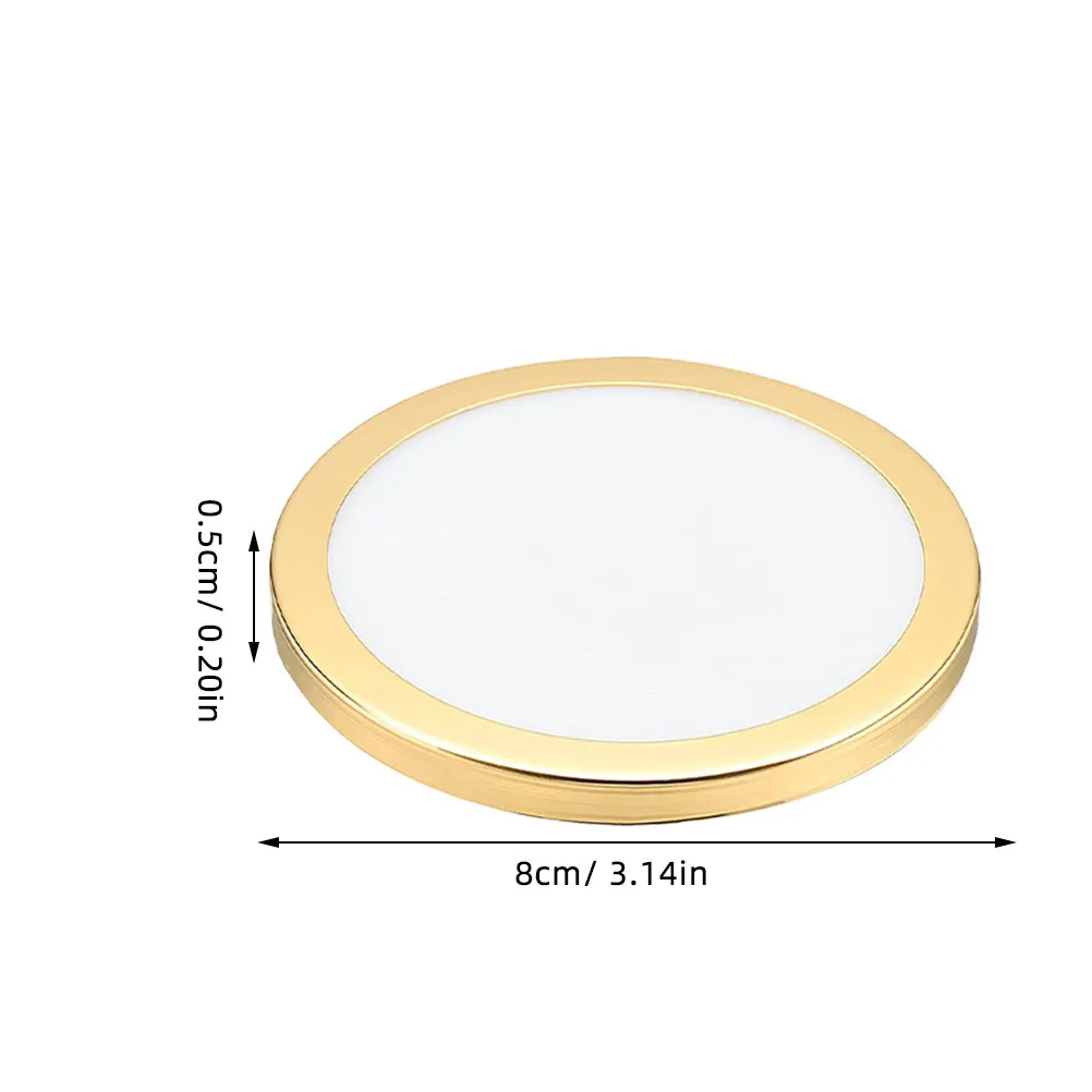4Pcs Round Lampshade Cover Dustproof Acrylic Diffuser for LED Curtain Lights Soft Light Eye Comfort Easy Install Home Decor