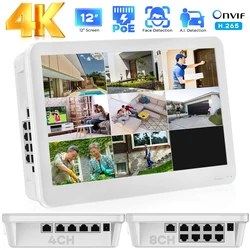 4K Onvif PoE NVR With 11.6