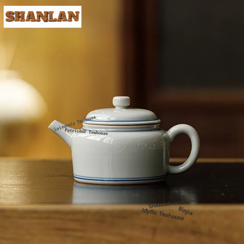 

110 мл ледяная платформа, глазурь, двойная линия, чайник, элегантный чайник, горшок для заварки чая, чайник с ситечком, аксессуары для чая, подарок