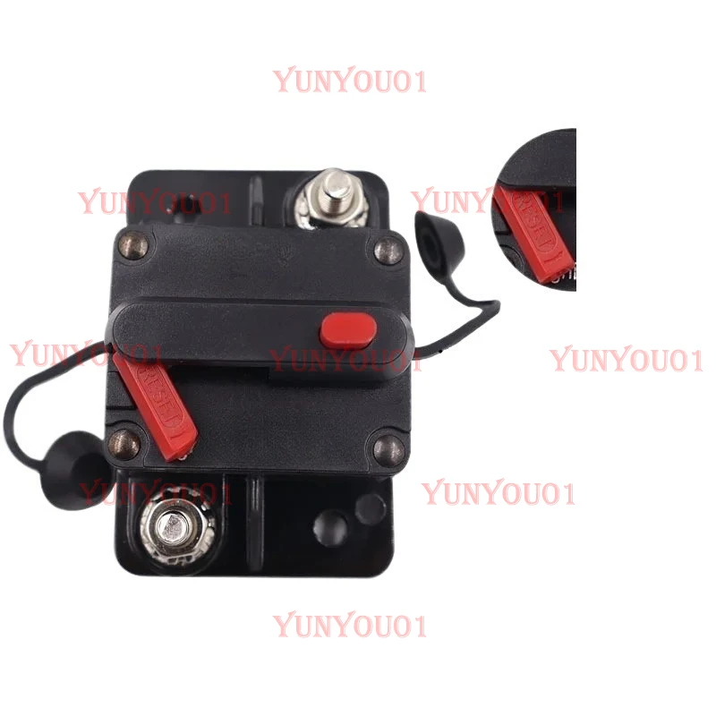 20A To 300A Circuit Breaker with Manual Reset for Car Audio System Waterproof Marine Circuit Breaker Reset Fuse 12V- 48V DC