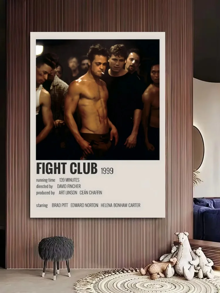 Classic Movie Fight Club, Art Picture Print Silk Poster Home Wall Decor