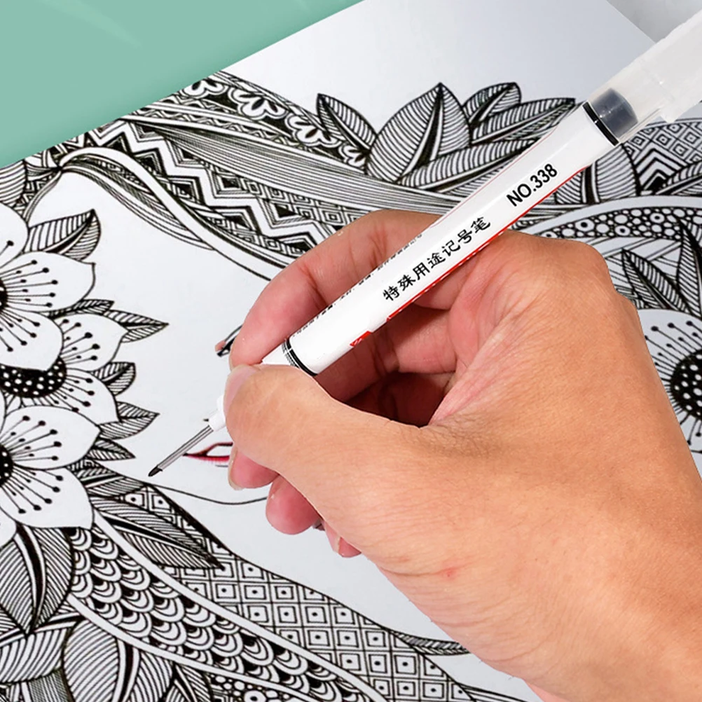 

4 шт. красочные маркеры с глубокими отверстиями, длинная головка, инструмент для строительной маркировки, прецизионный деревообрабатывающий плотник, садовый маркер, ручка