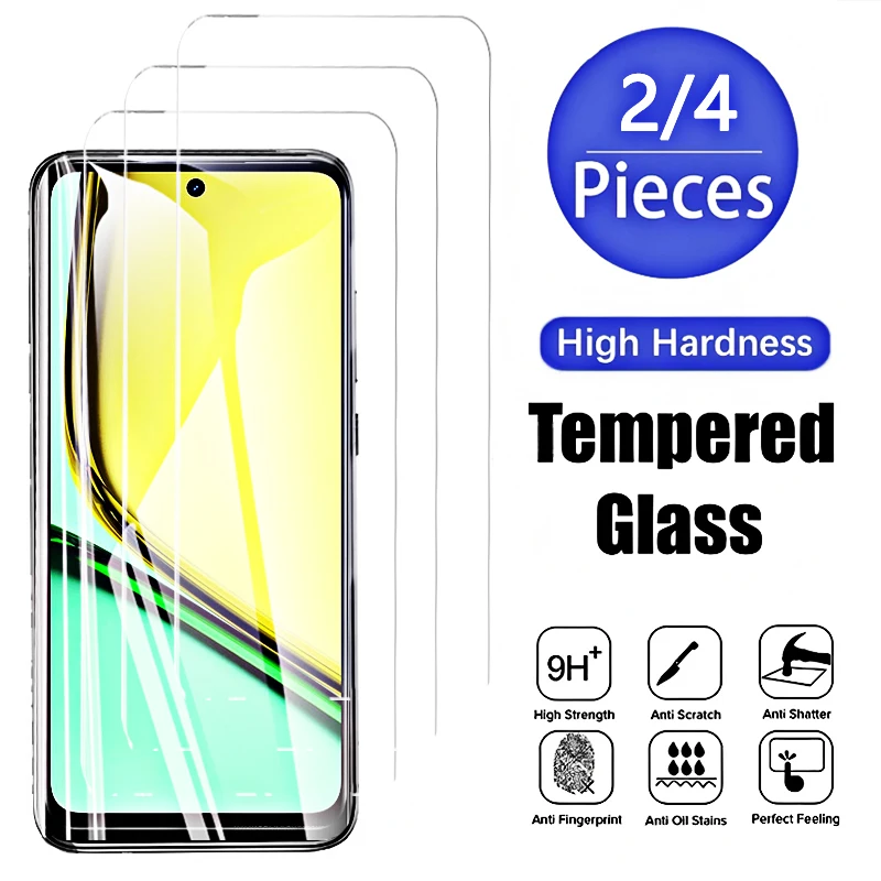 4PCS 2PCS Anti-Scratch Tempere - огляд і ціна Realme C67