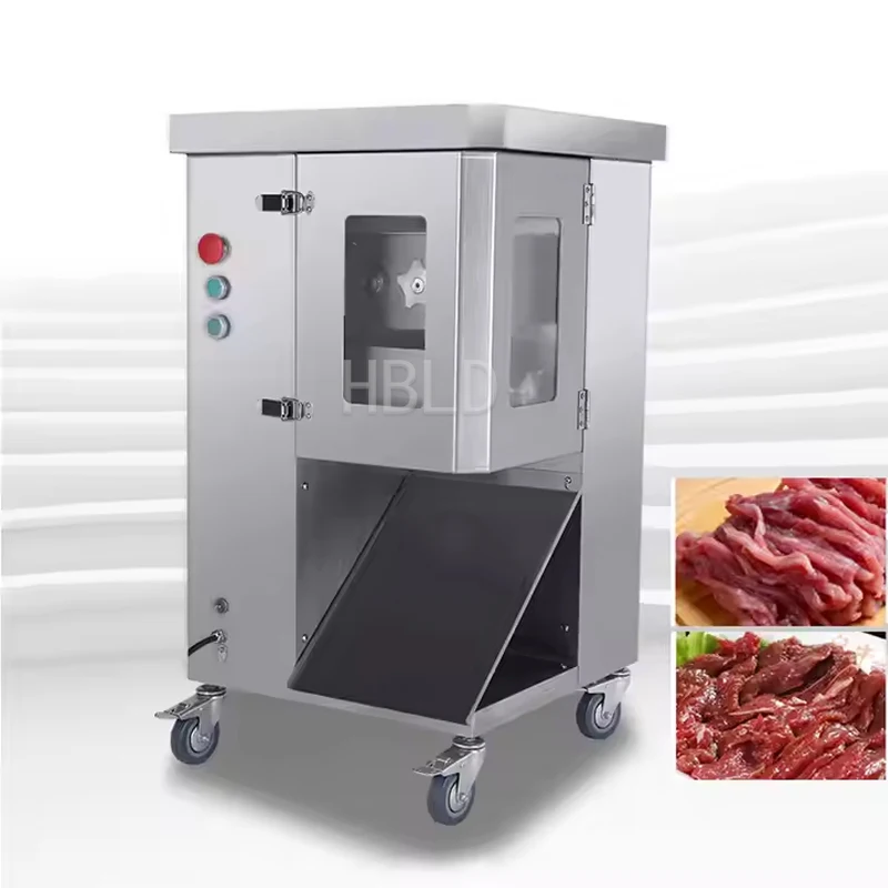 Commercial Electric Meat Cutter 110V 220V Stainless Steel Vegetable Shredder for Kitchen Food Processing
