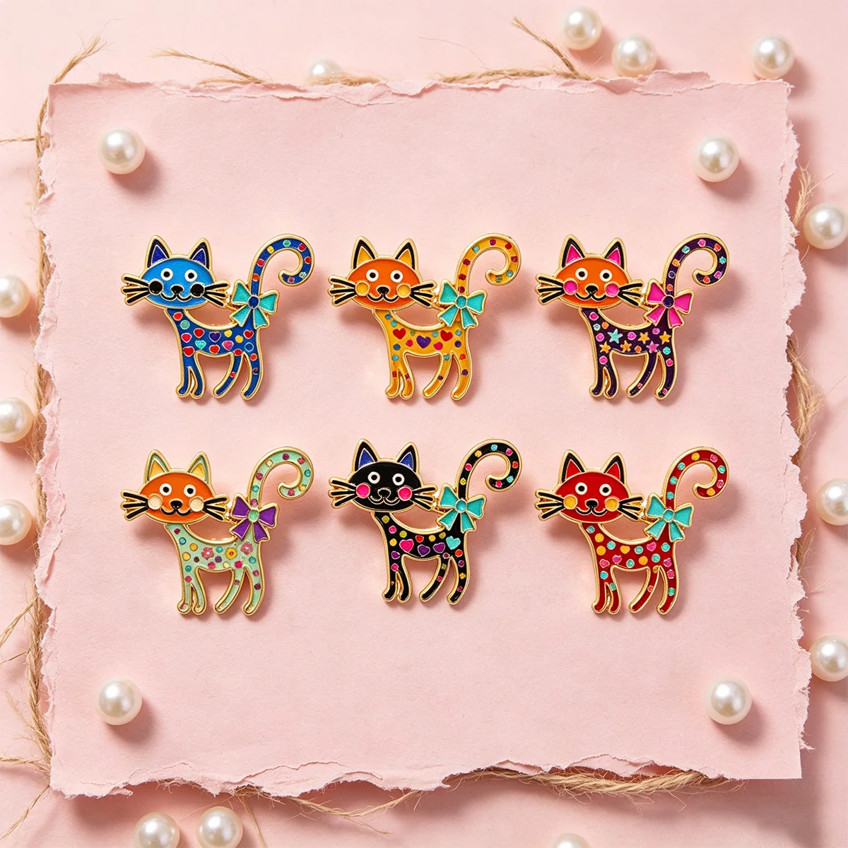Florale Kolibri-, Schwarzkatze – Flower Frog Pin Bewertung und Preis