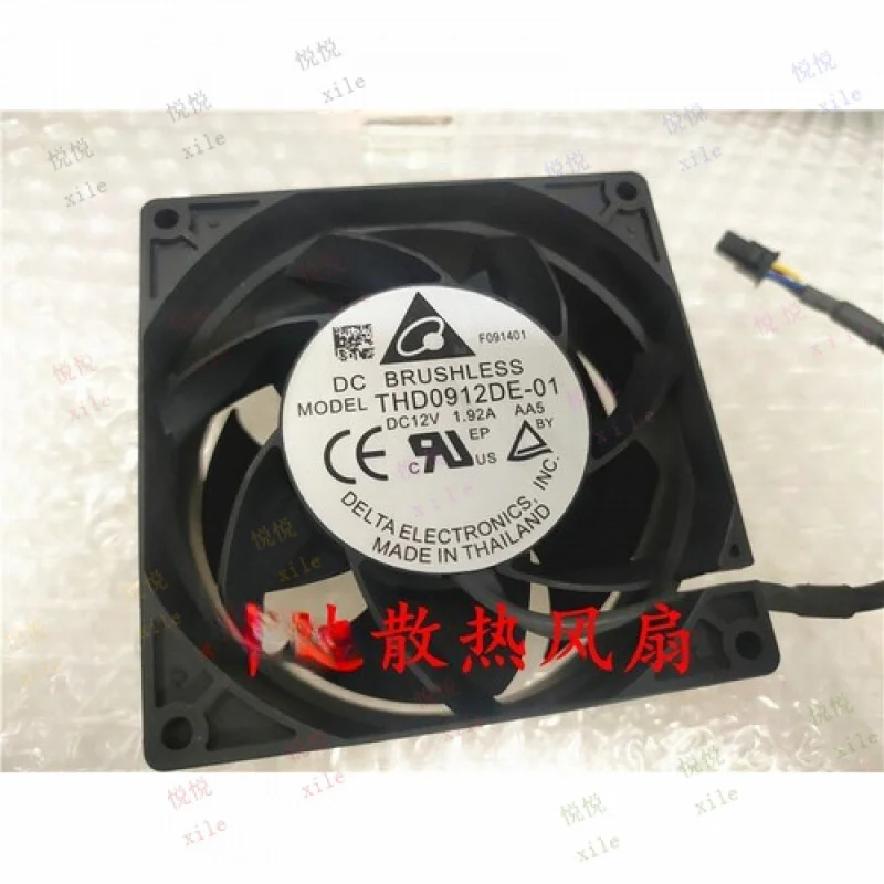 

L L FOR Delta THD0912DE-01 90*38MM 9cm 12V 1.92A high airflow cooling fan