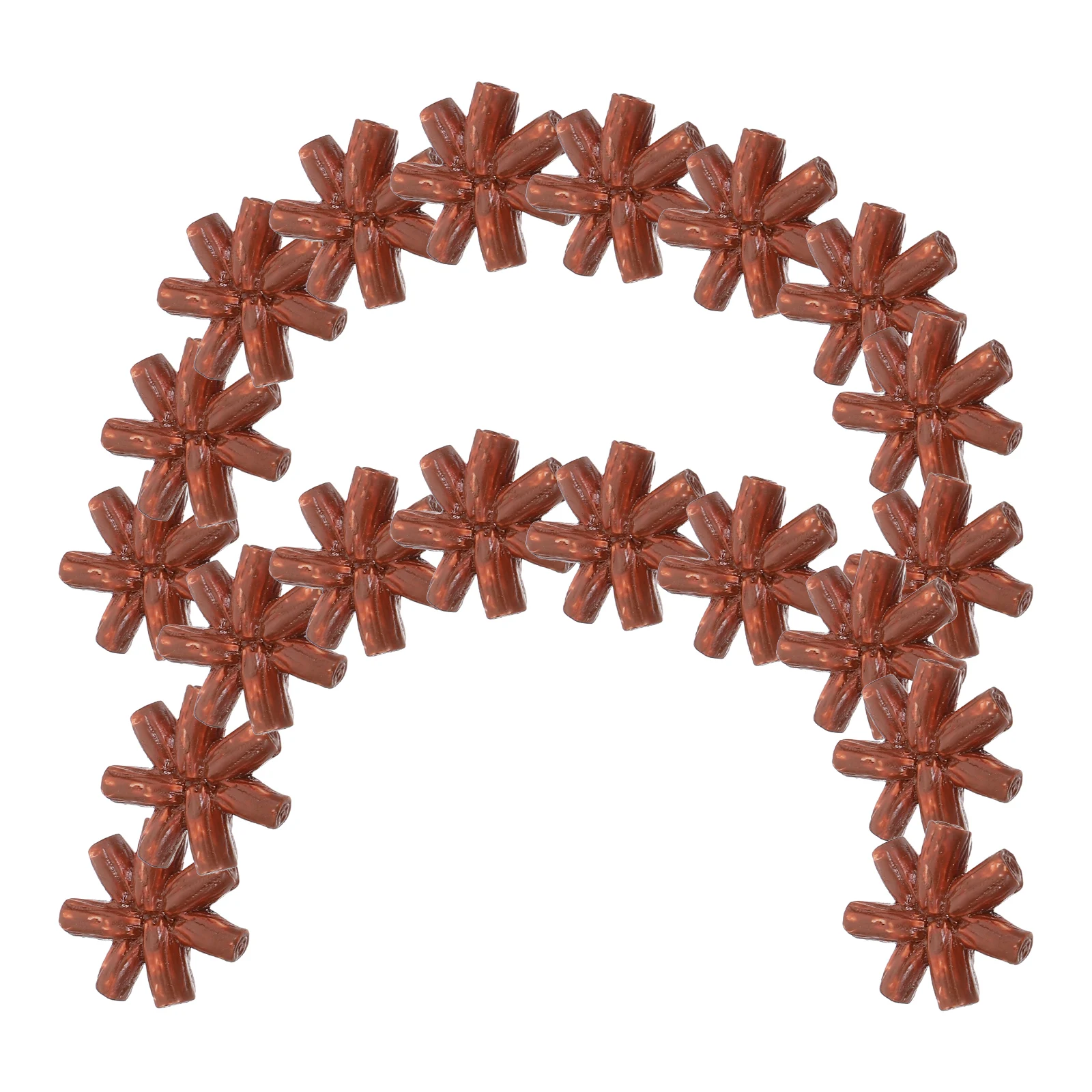 

20Pcs Realistic Mini Firewood Pile Resin Decor for Dollhouse Interior Design Landscape Setup Tiny House Accessories Collection