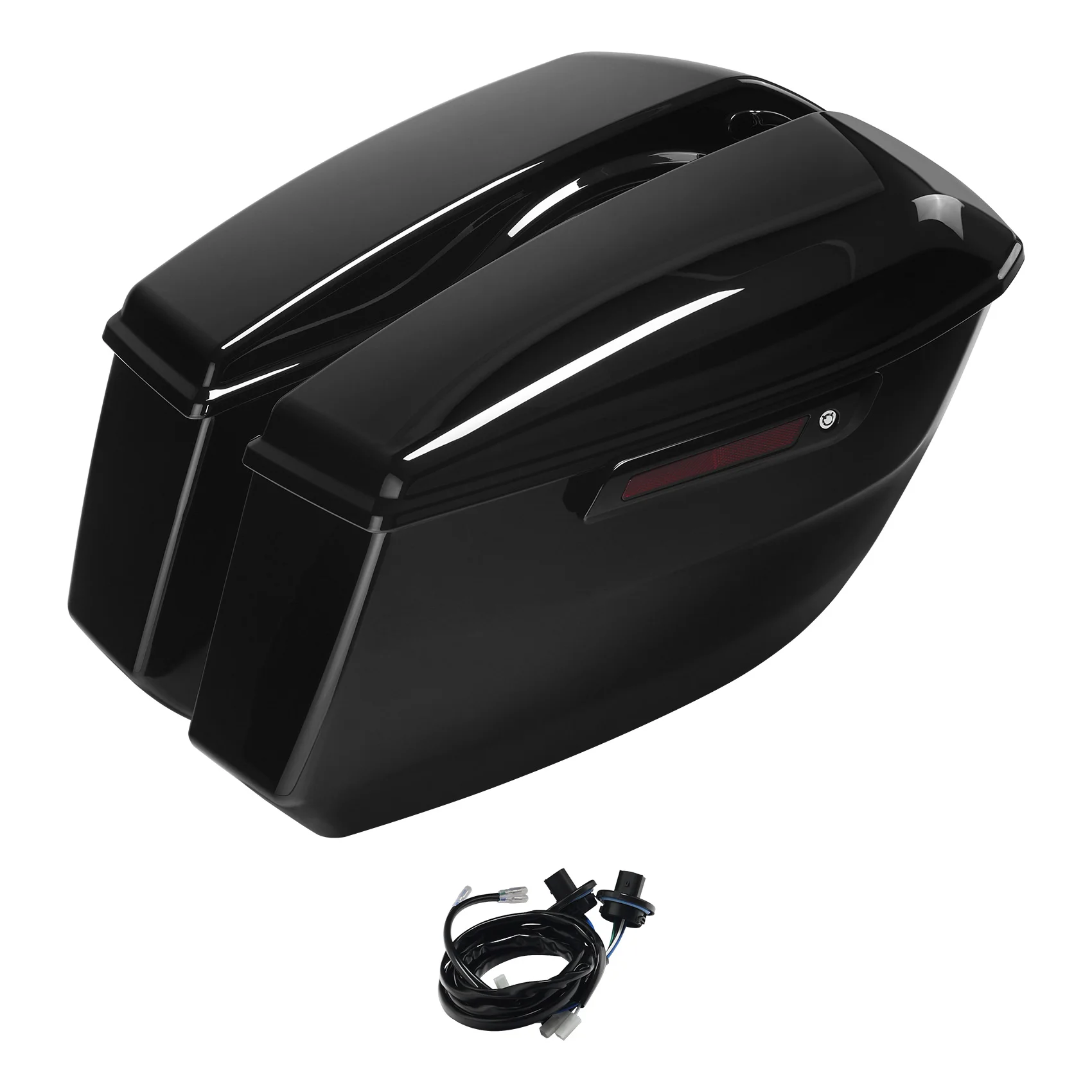 Vivid Black Saddlebags For Harley CVO Street Glide FLHXSE 2023-2026 Ultra FLHXU 2025 Road Glide FLTRX 2024-2026 ST FLHXSTSE 2026