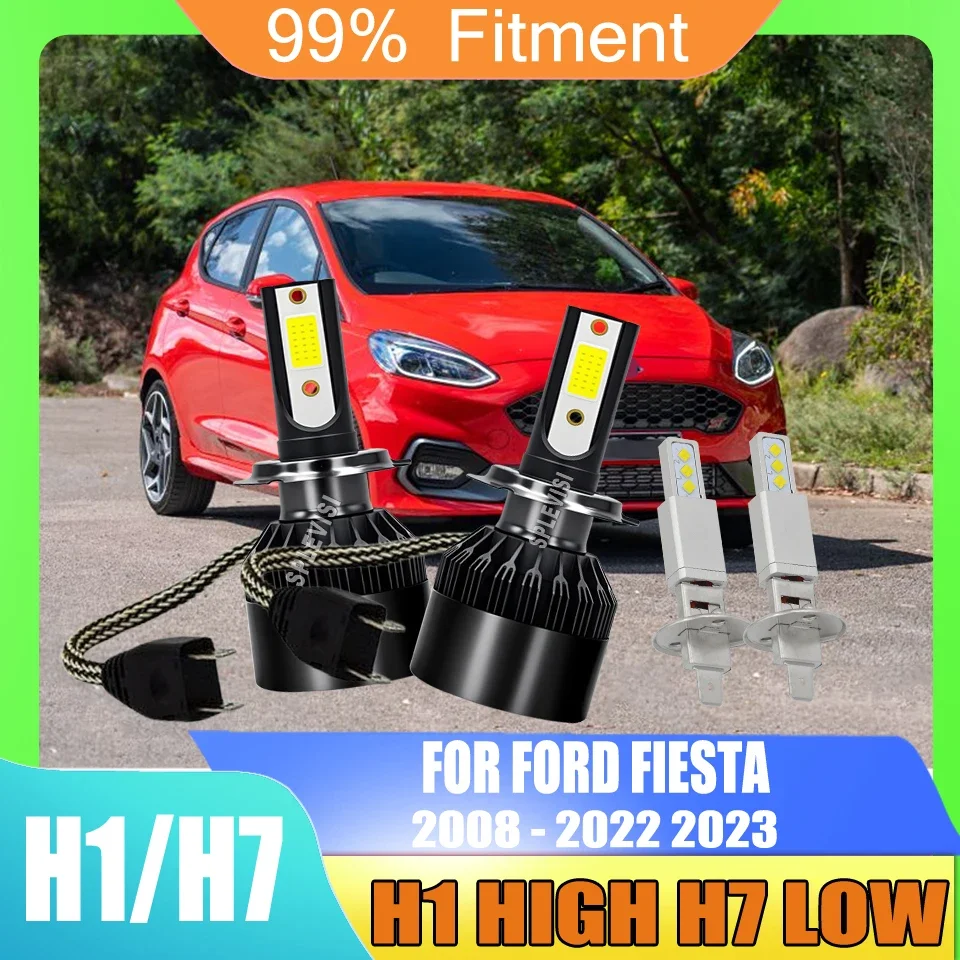 H1 H7 Headlight Conversion Kit without dazzling scattered light For FORD FIESTA 2008 2009 2010 2011 2012- 2020 2021 2022 2023