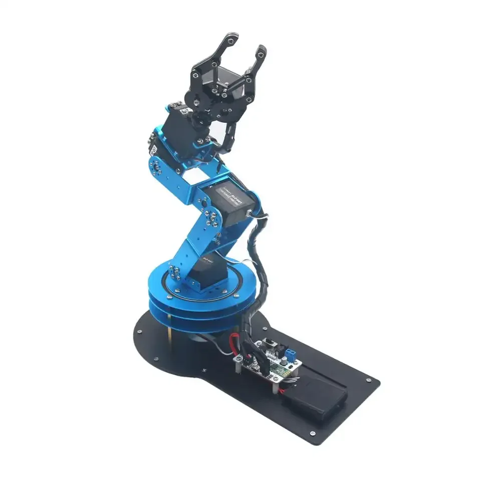 Unassembled 6DOF Mechanical Robotic Arm with 6PCS Digital Servo And PS2 Handle Control 54671