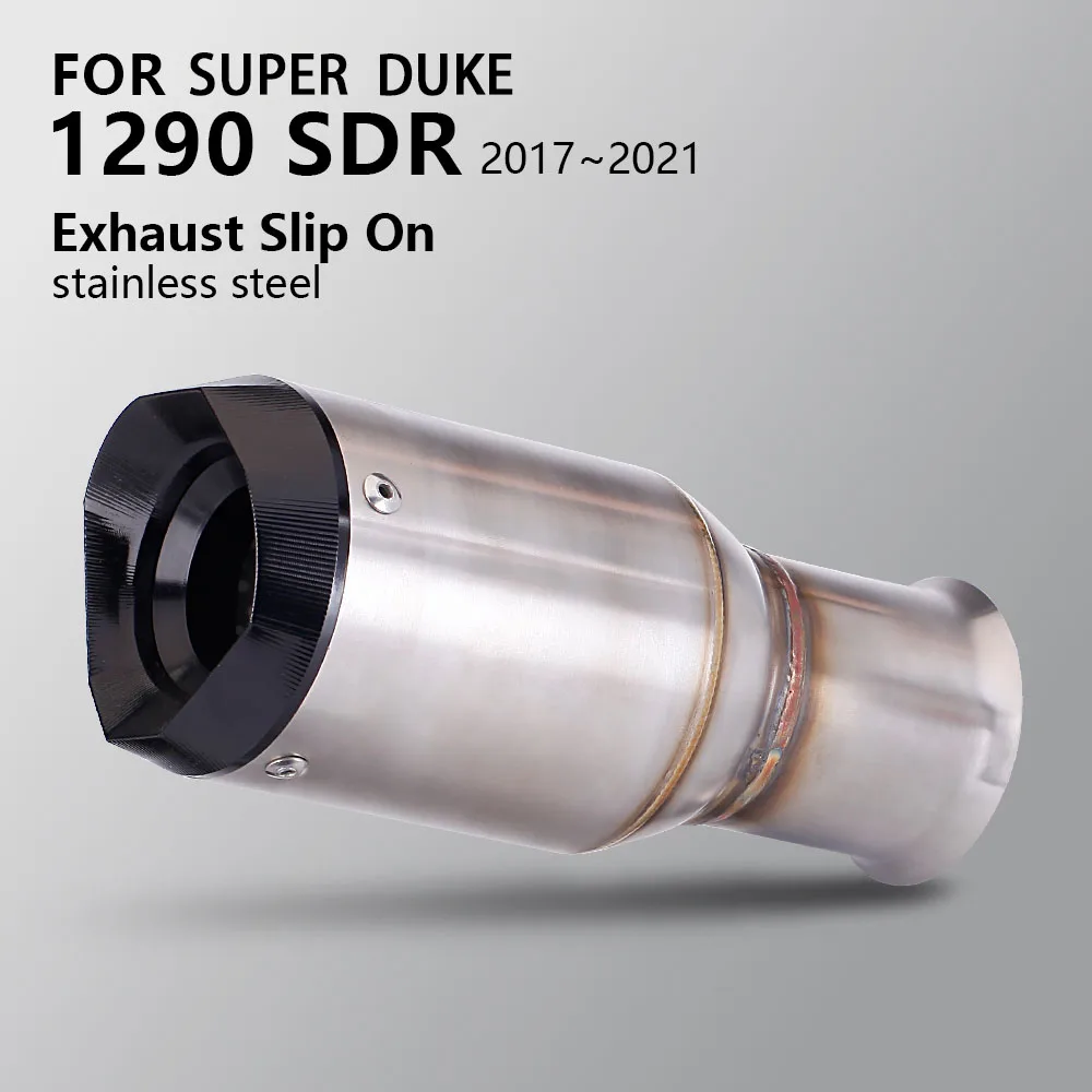 For SUPER DUKE 1290 SDR DUKE1290 2017-2021 Motorcycle Exhaust Tail Pipe Lossless Installation Muffler Modify Exhaust Upgrade Kit