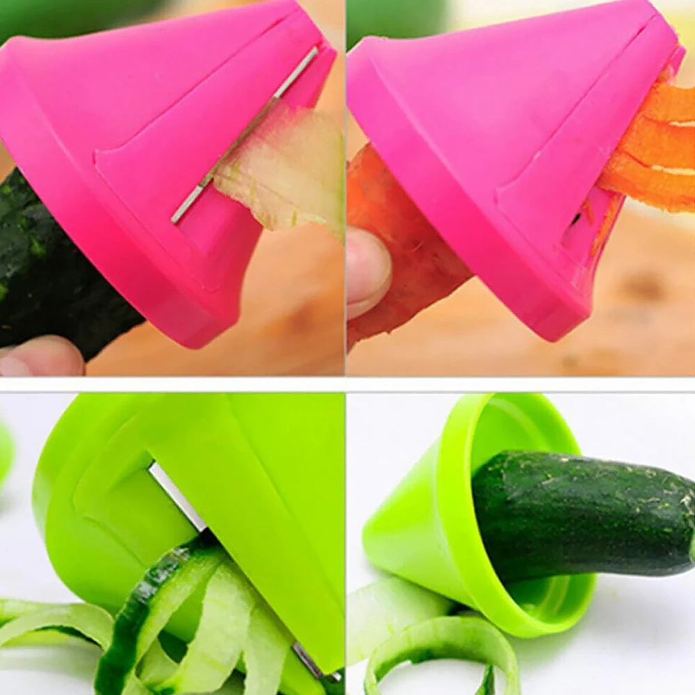 Kitchen Multifunctional 3in1 Shredder Creative Spiral Shredder Rotating Shredder Vegetable Cutter Grater for Vegetable and Fruit image 5